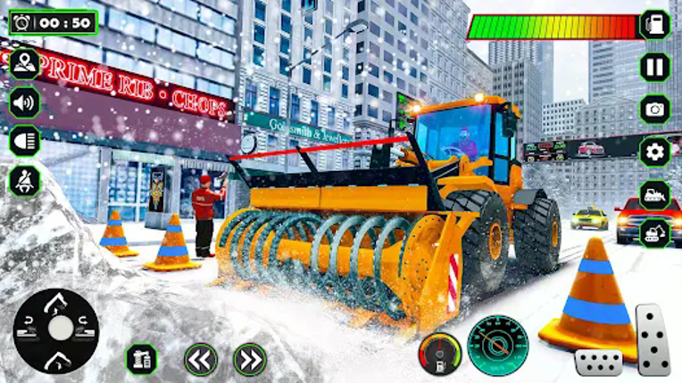Snow Excavator Simulator Game screenshot