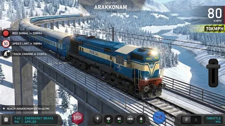 Indian Train Simulator: Game screenshot