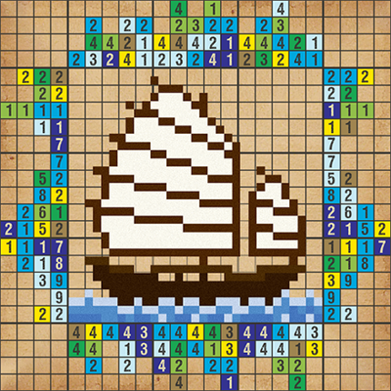 Color Nonogram CrossMe Image