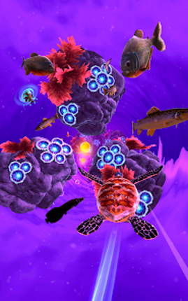 Blue Swirl: Endless Swimming screenshot