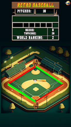 Retro Baseball Image