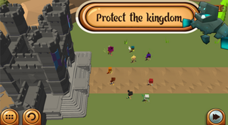 Blocky Fantasy Battle Simulator screenshot