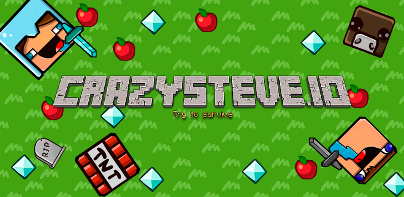 CrazySteve.io Game Cover