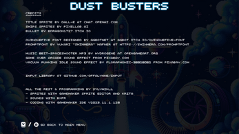 Dust Busters screenshot