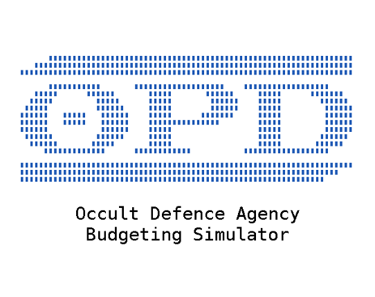 Occult Defence Agency Budgeting Simulator Game Cover