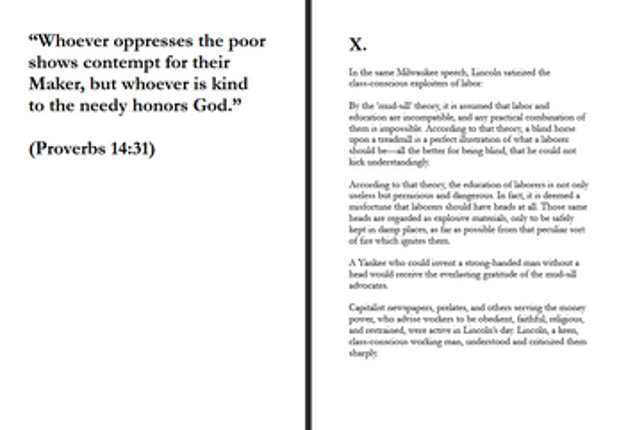 Little Sermons in Socialism by Abraham Lincoln Image