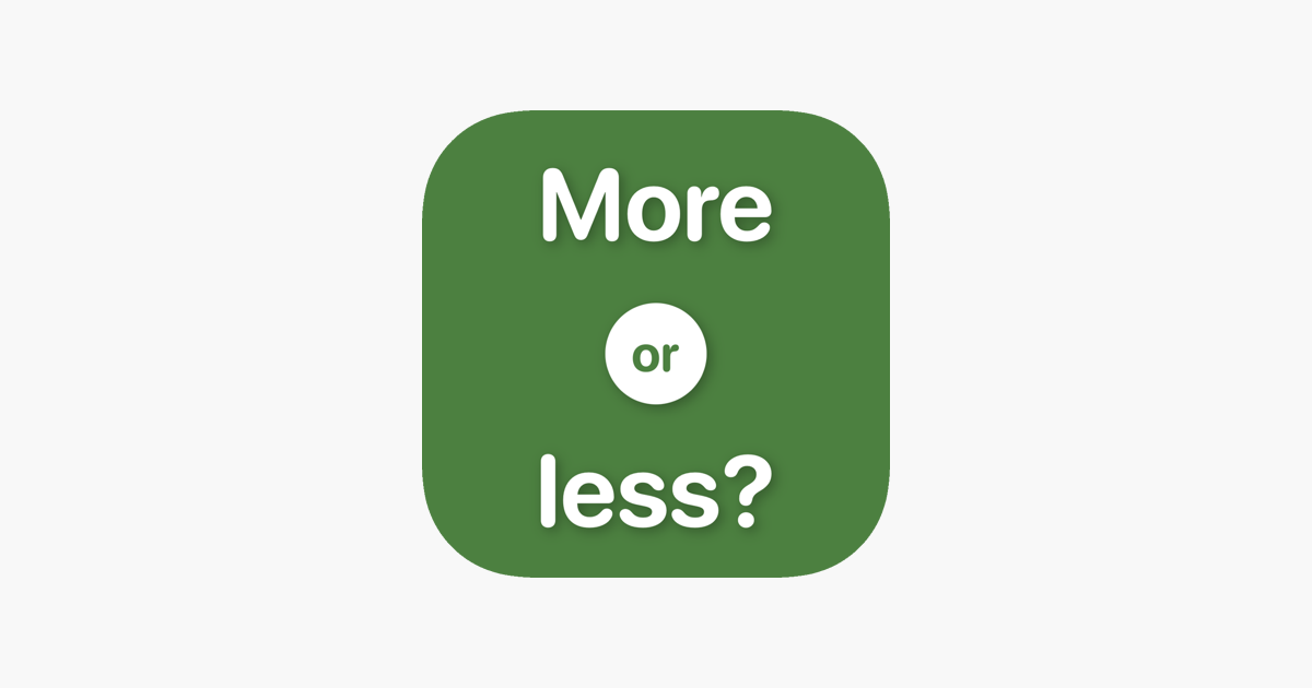 Games like More or less?