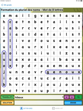 Mots Cachés Orthographe Image