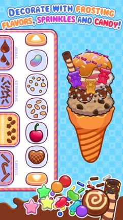 My Ice Cream Maker - Create, Decorate and Eat Sweet Frozen Desserts screenshot
