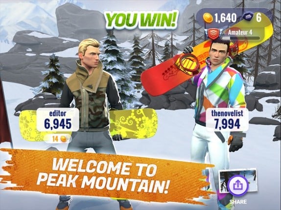 Peak Rider Snowboarding screenshot