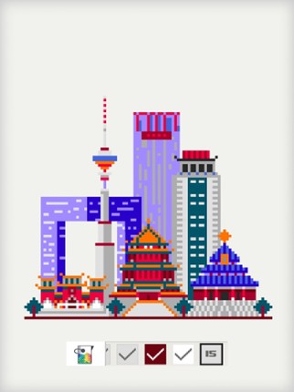 Pixel Land: color by number screenshot