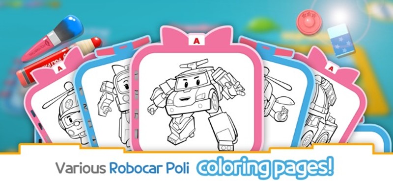 Robocar Poli: Painting Fun screenshot