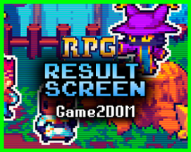 RPG Result Screen System for GDevelop Image