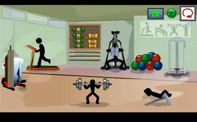 Stickman Killing in GYM Image