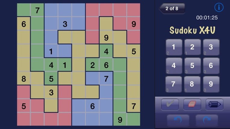 Sudoku X4U screenshot
