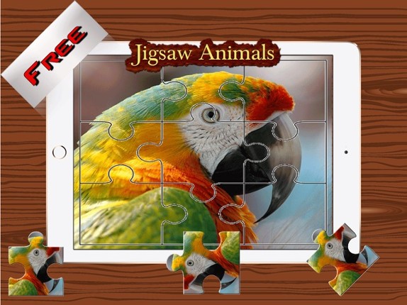 Animals Photo Jigsaw Puzzle - Magic Amazing HD Puzzle for Kids and Toddler Learning Games Free screenshot