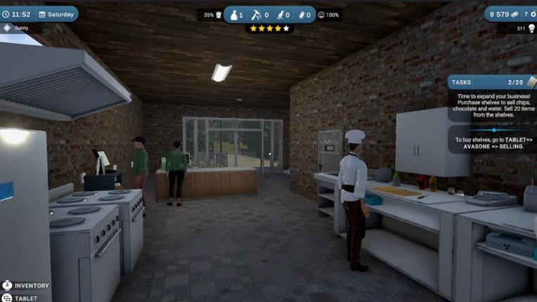 Aquarium in Cafe Image