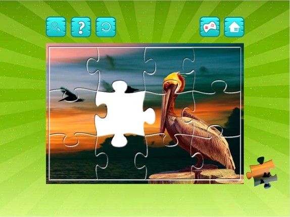 Bird Jigsaw Easy and Hard - Learn Puzzles For Kids screenshot