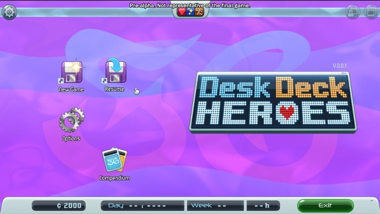 Desk Deck Heroes screenshot