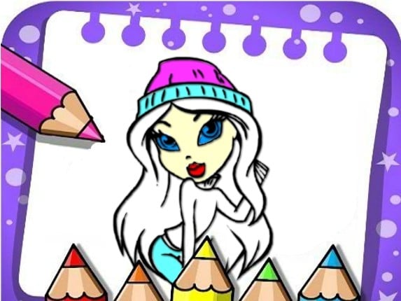 Easy Bratz Coloring Game Cover