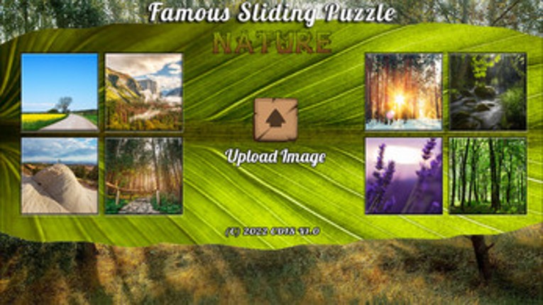 Famous Sliding Puzzle: Nature Image