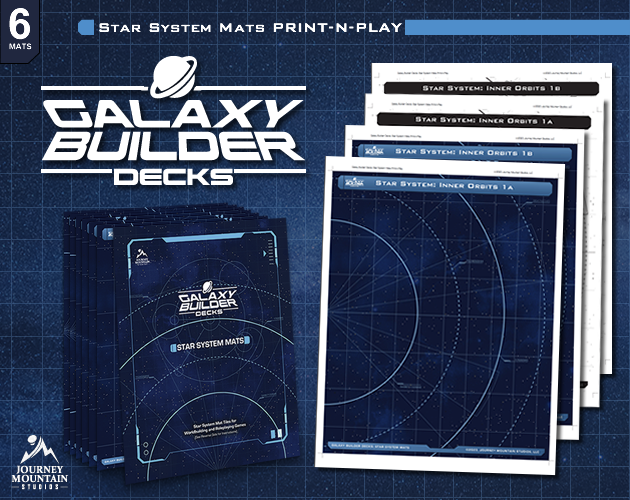 Games like Galaxy Builder Decks: Star System Mats