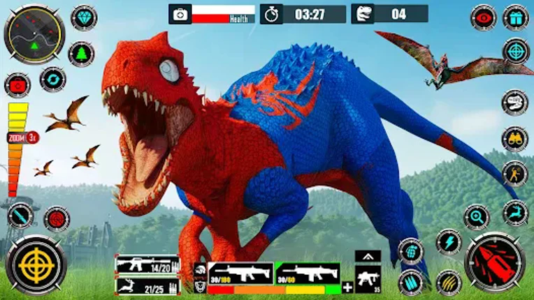 Wild Dinosaur Hunting Gun Game Image