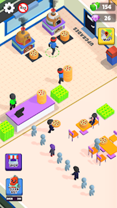 Idle Pizza Shop Tycoon Game screenshot