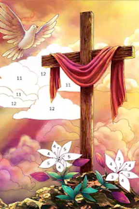 Bible Coloring Paint By Number screenshot