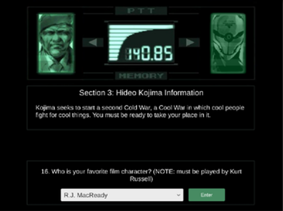 Hideo Kojima Name Generator Image