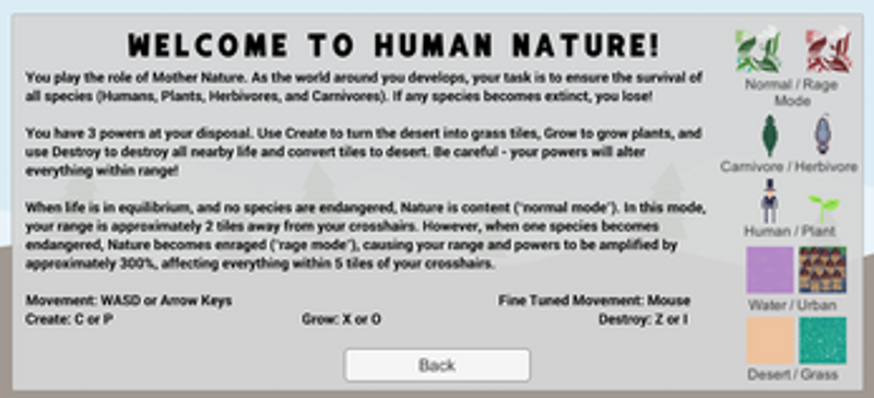 Human Nature screenshot