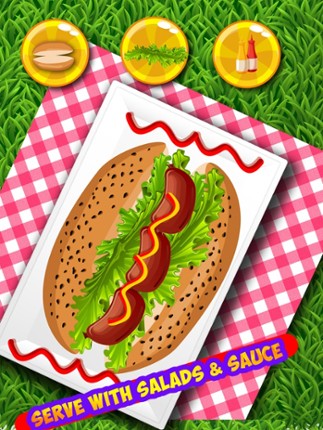 Hotdog fever-Crazy Fast Food cooking fun &amp; kitchen scramble game for Kids,Girls,Boys &amp; Teens screenshot