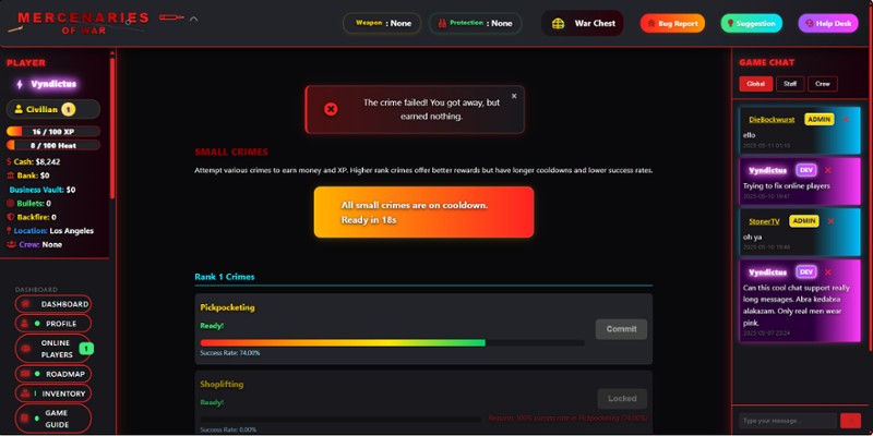 Mercenaries of War screenshot