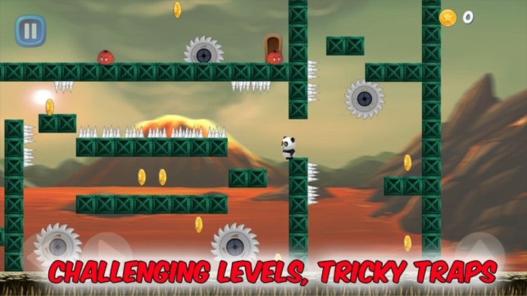 Panda Volcano Escape screenshot