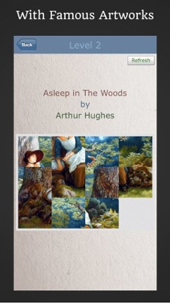 Slide Puzzle: Famous Artworks screenshot