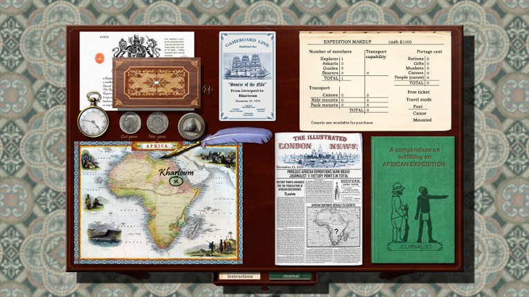 Source of the Nile Digital Edition screenshot