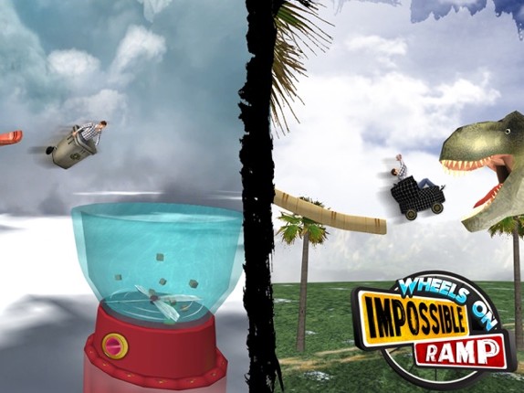 Wheels On Impossible Ramp screenshot