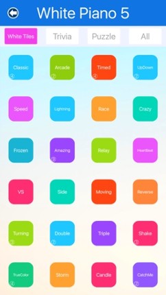 White Piano 5 : Tiles Master 5 Magic Trivia games screenshot