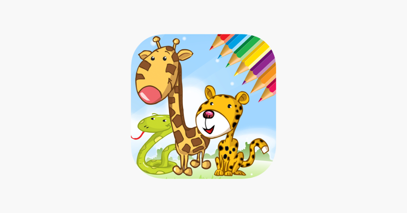 Animals Cute Coloring Book for kids - Drawing game Image