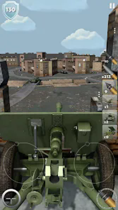 Artillery Guns Destroy Tanks screenshot