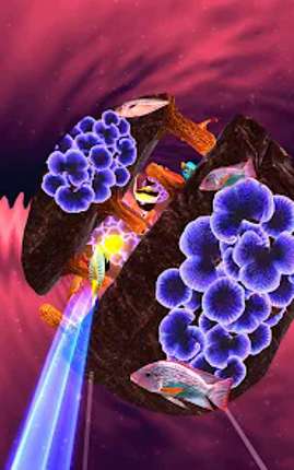 Blue Swirl: Endless Swimming Image