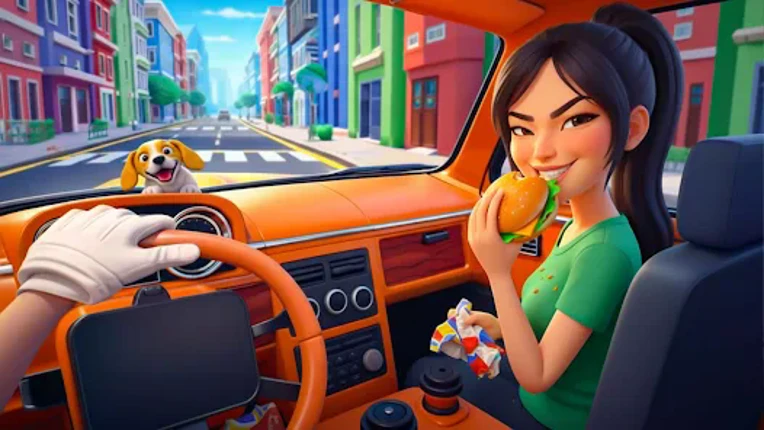 Crazy Taxi Driver Game Image