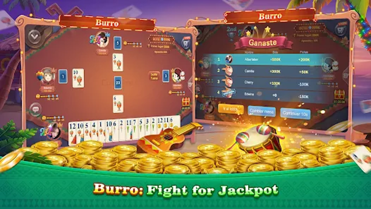 Conquian - La Viuda Slots screenshot