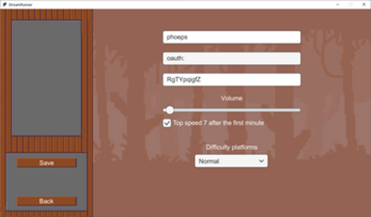 StreamRunner screenshot