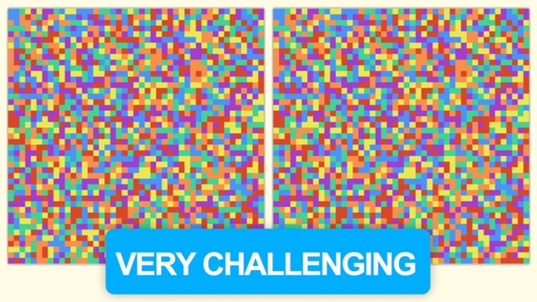 Impossible Pixels Spotter ~ An awesome and addicting & amazing popular brain challenge find all the color differences game screenshot