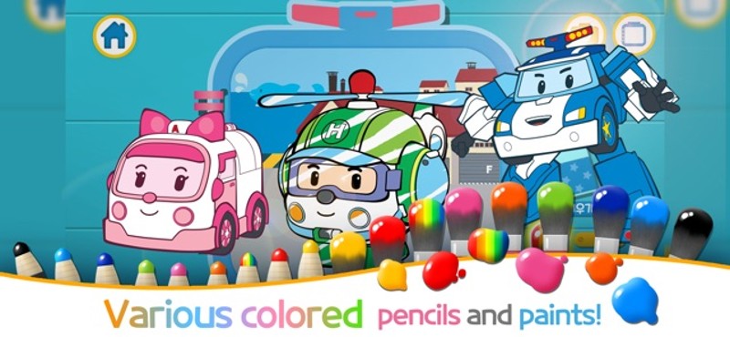 Robocar Poli: Painting Fun screenshot