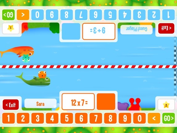 Squeebles Maths Race screenshot