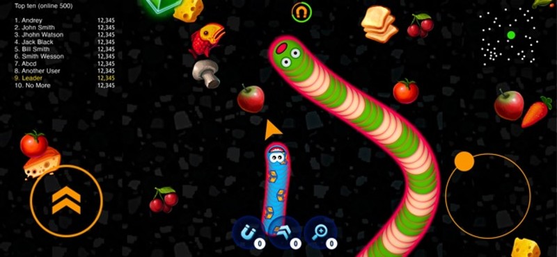 WormsZone.io - Hungry Snake screenshot