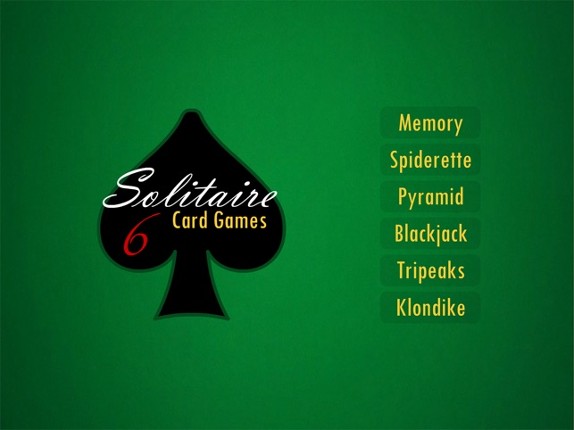 6 Solitaire Card Games screenshot