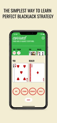 Blackjack Strategy Practice screenshot